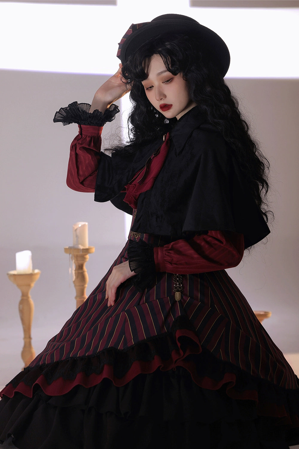 (Buyforme)Miss Point~Custom-Made Lolita Elegant Stand Collar Lolita Shirt 21546:312796