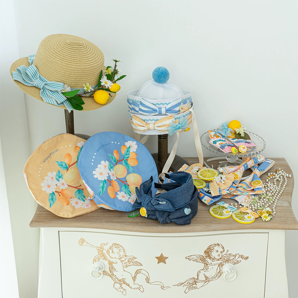 Miss Point~Lemon~Kawaii Lolita Lemon and Flowers Accessory