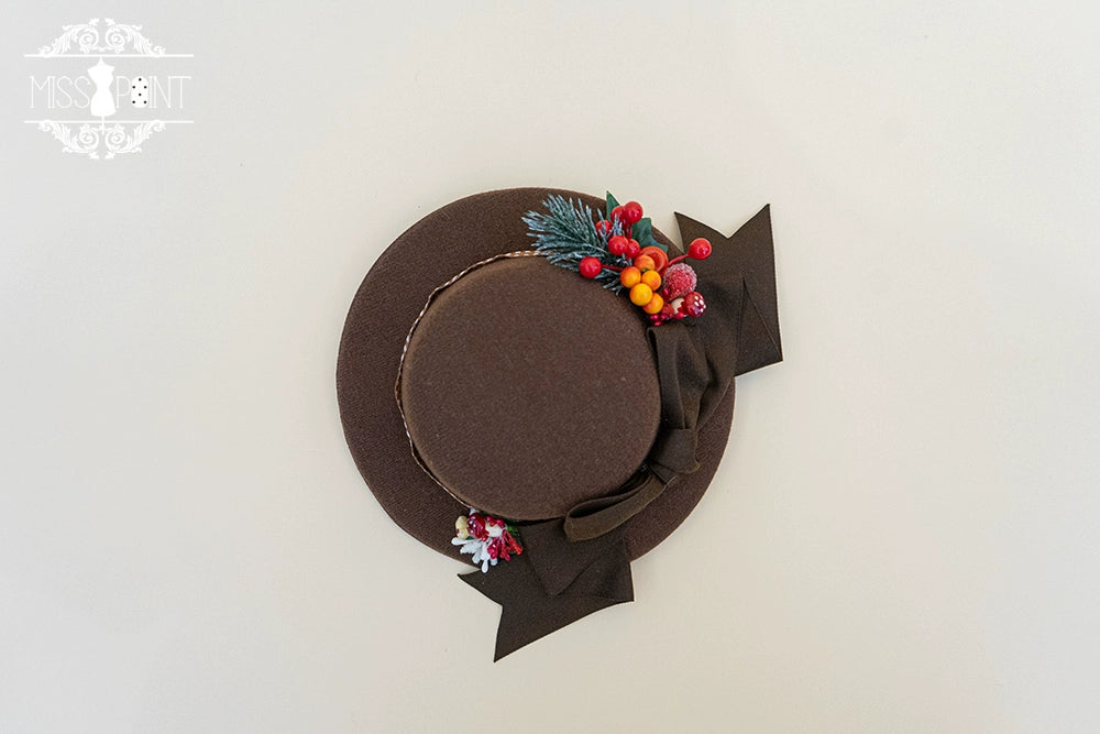 Miss Point - Chuby Box in the Forest - Elegant Lolita Necklace Brooch KC Beret Accessories 38676:595376