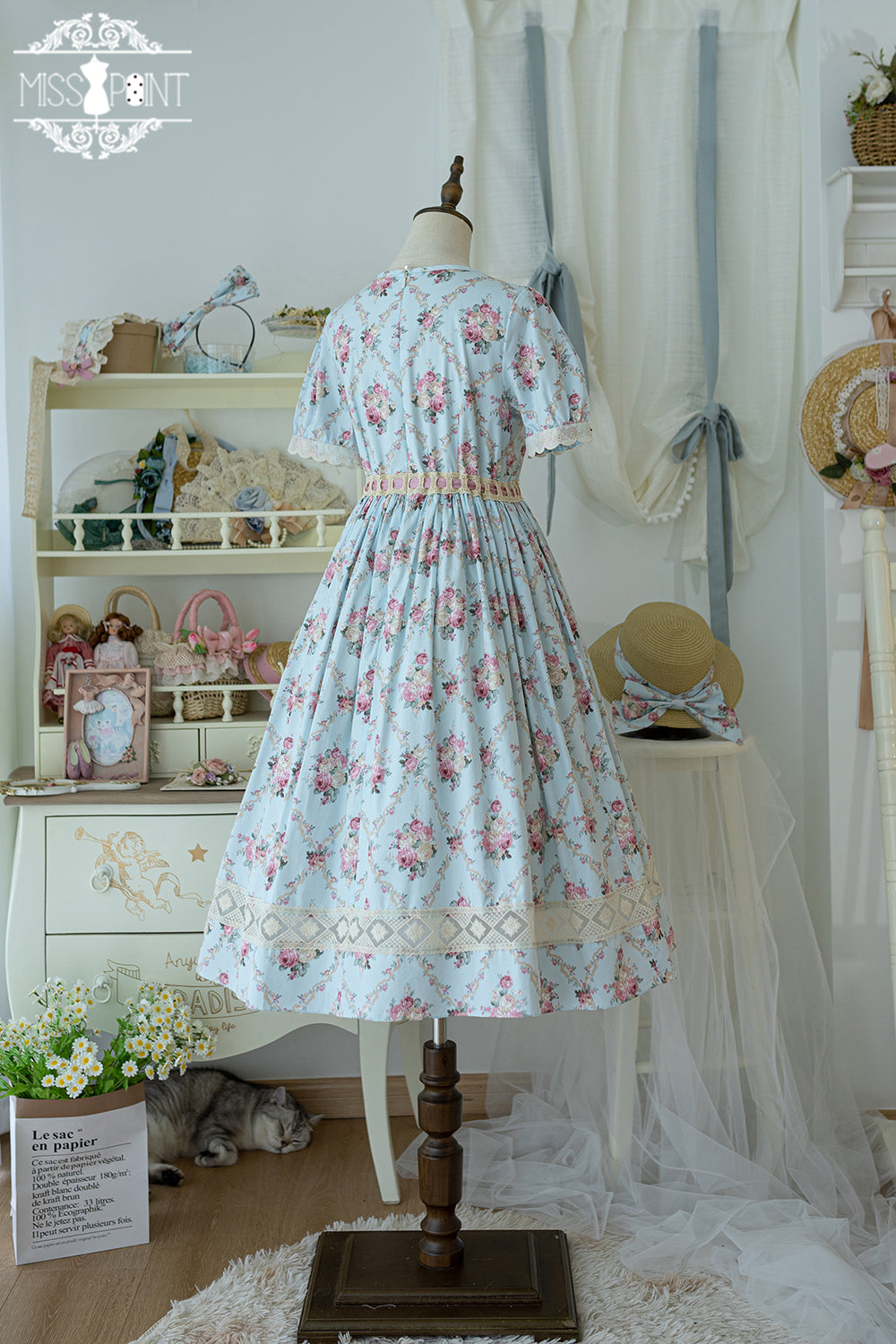 (Buyforme)Miss Point~Happy Summer Elegant Lolita Floral OP Dress