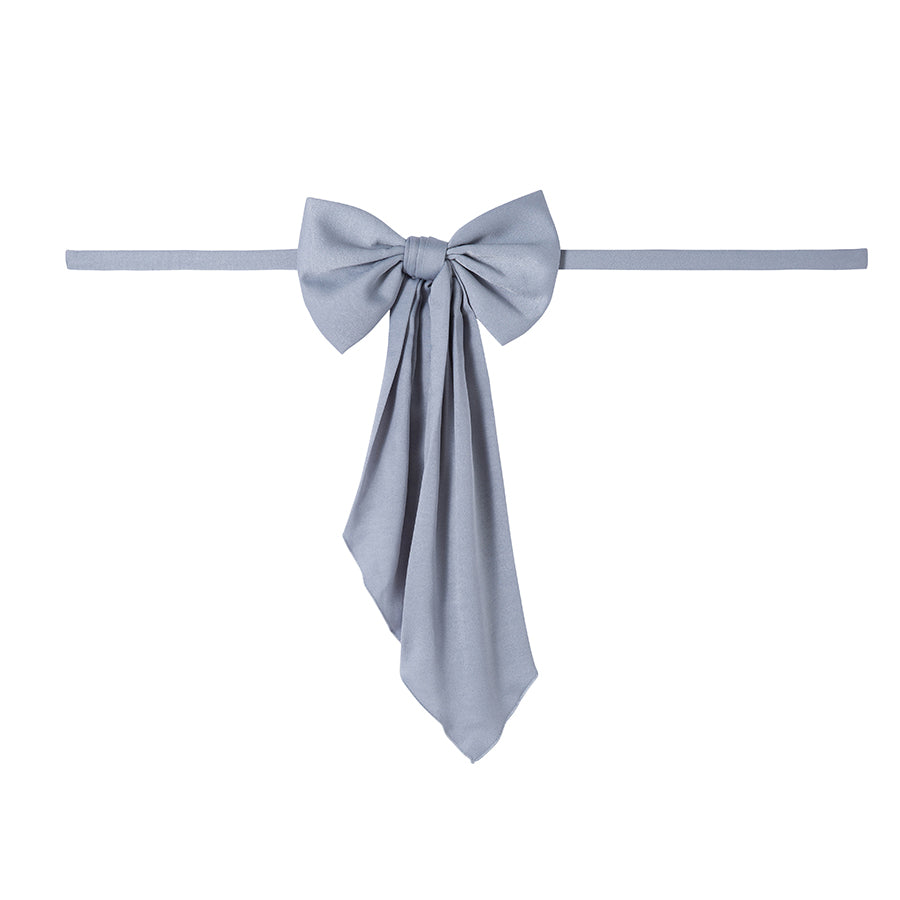 ZJstory - Gold Age - Retro Lolita Bow Necktie One Size 2.0 blue bow tie