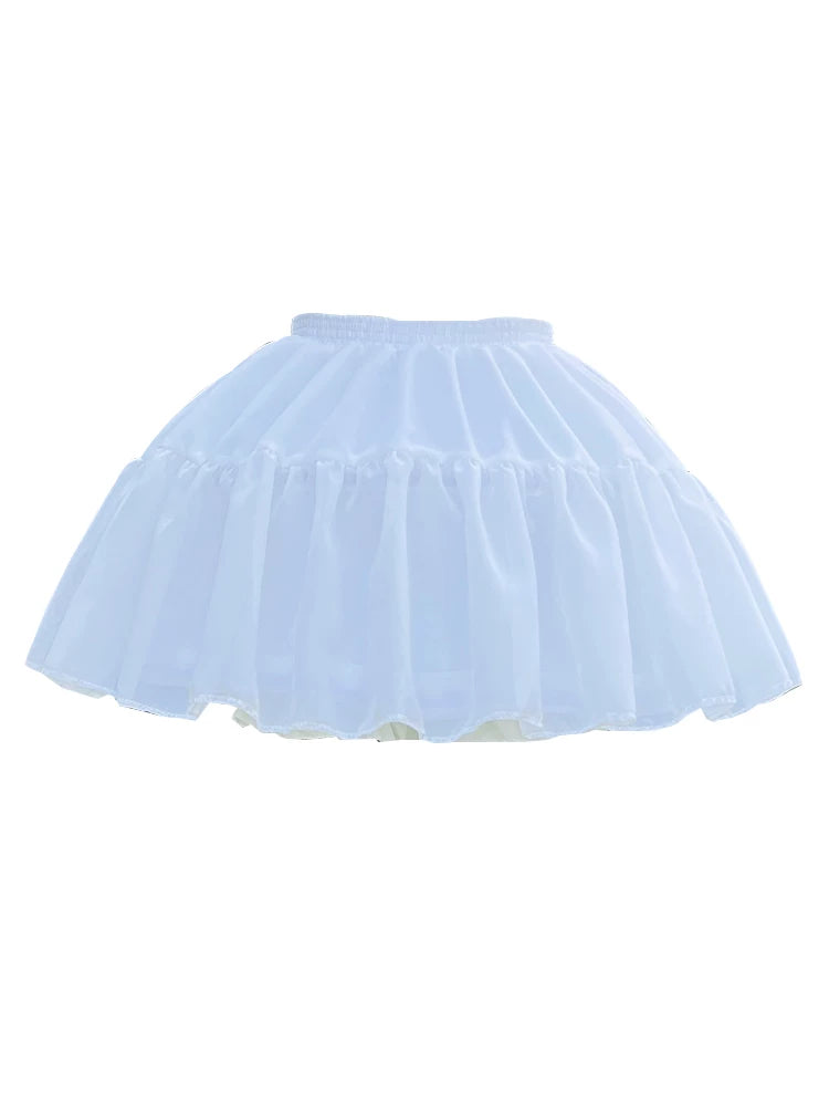 Adjustable Lolita Hoop Puffy Petticoat, 13.8" (35 cm) 45017:831793