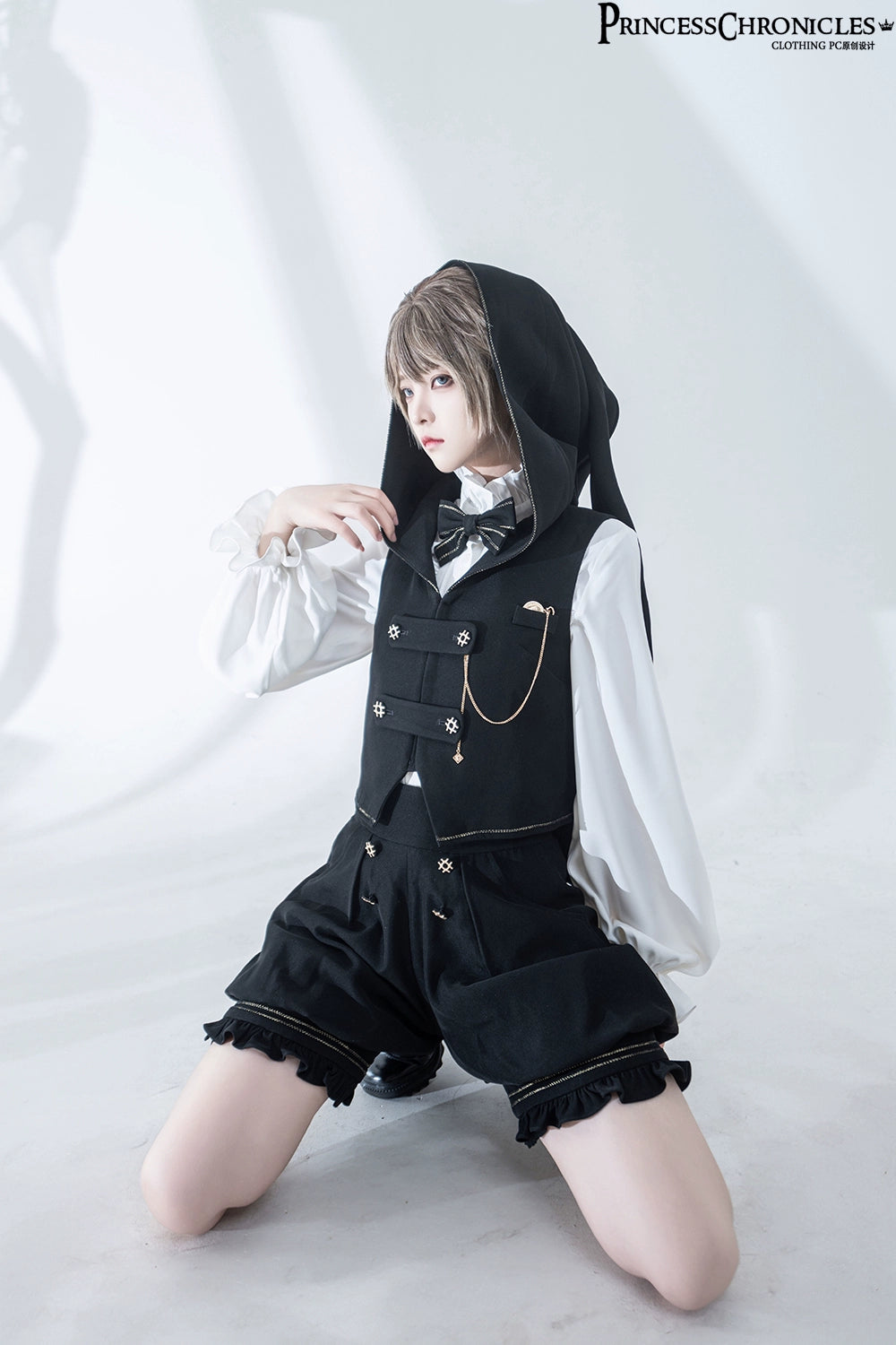 Princess Chronicles~Desperate Bunny~Ouji Lolita Vest Shorts Set 33186:411956