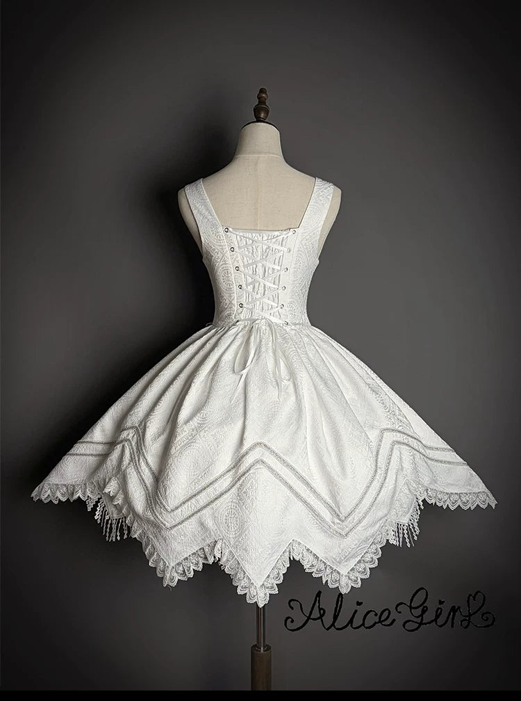 Dawnbreaker - Military Lolita JSK, Diamond Shaped Hemline 44643:816857