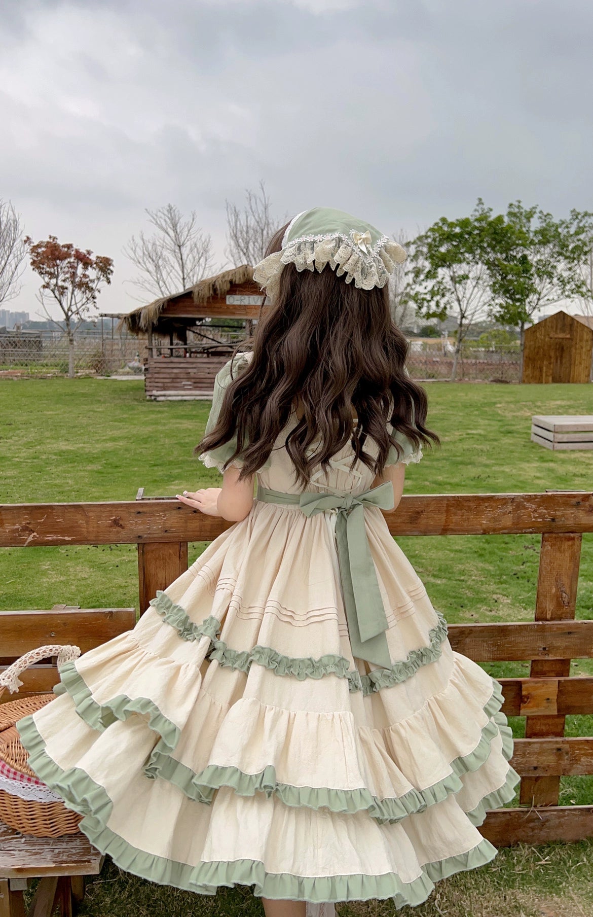 Sugar Girl - Country Lolita OP Dress Short Sleeve Summer Dress