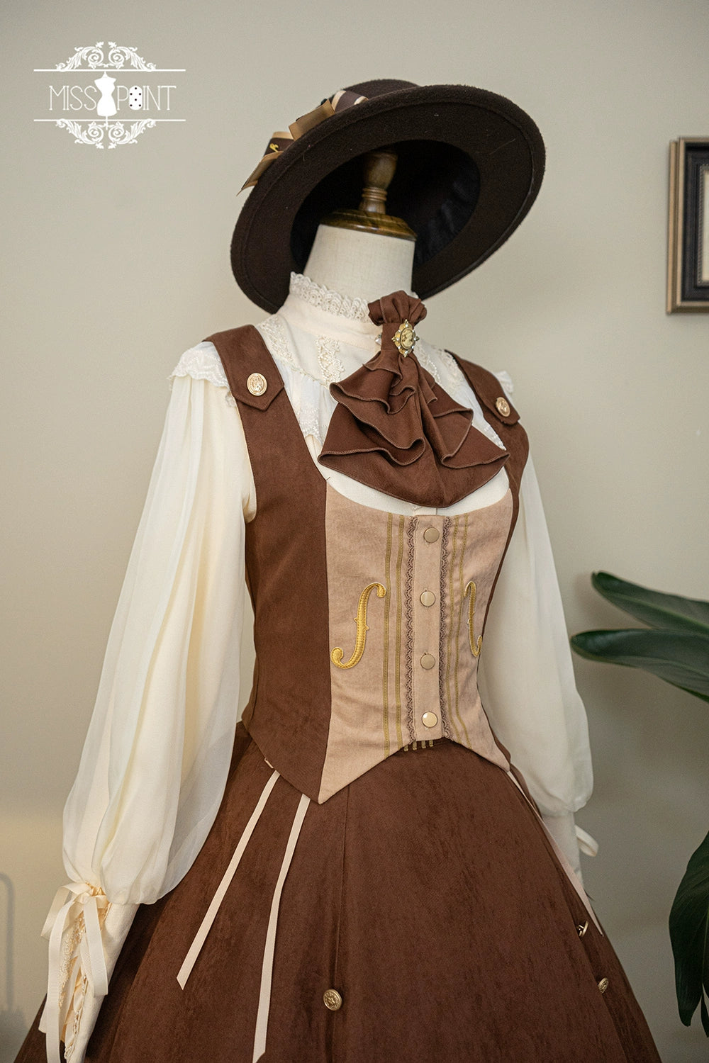 Miss Point~Golden Movement~Elegant Lolita Waistcost Short Vest Customized 32244:381058