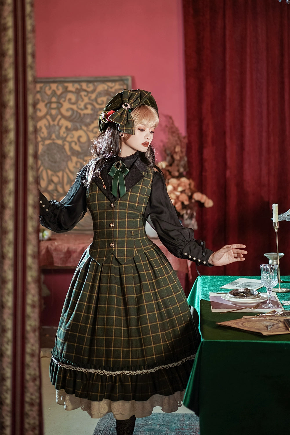 Miss Point~Rose Doll~Elegant Lolita Mutton Sleeve Blouse 32522:385608