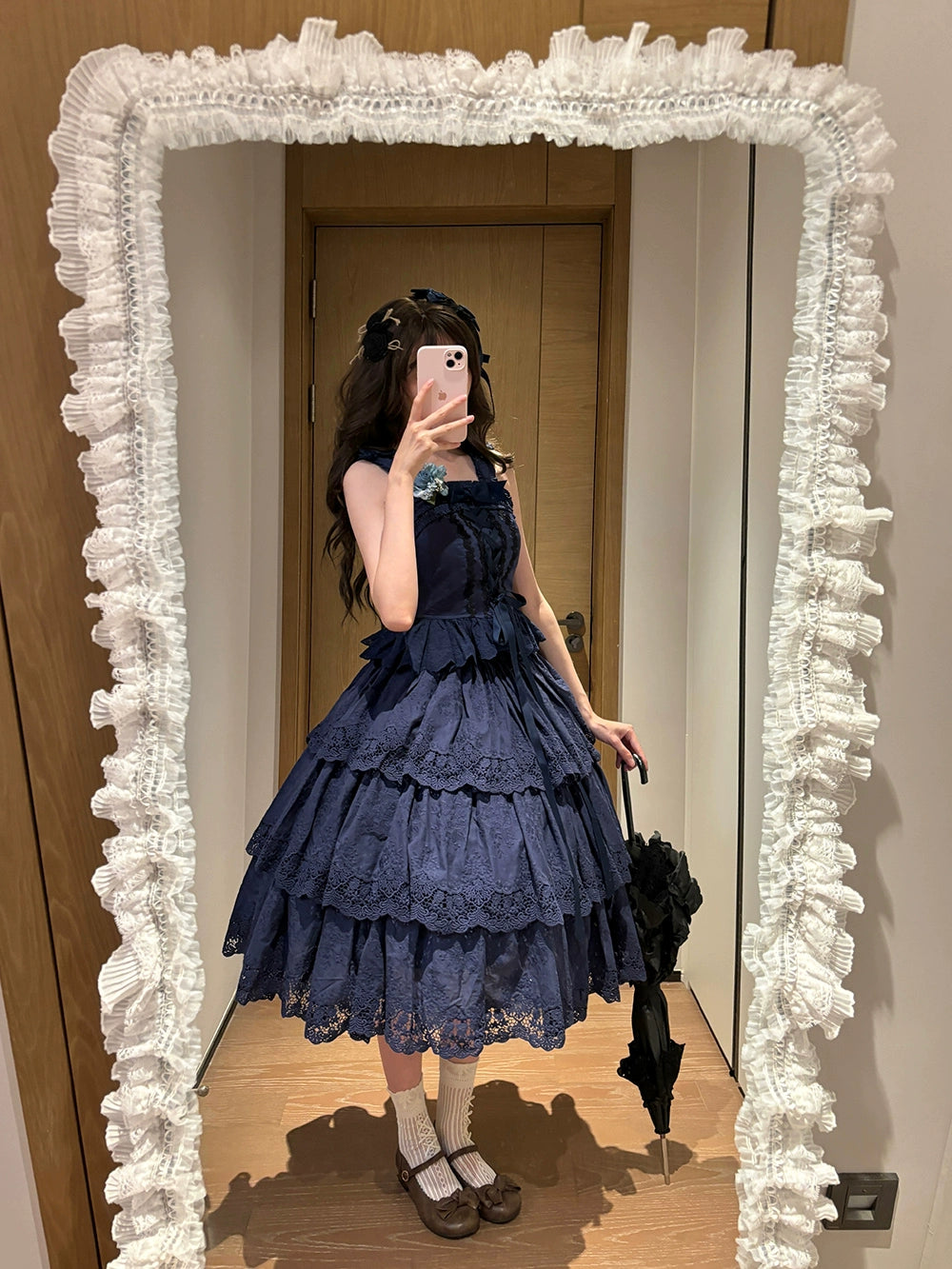 Miss Point - Forest Waltz - Classic Lolita Blouse & Multi-Tiered Ruffles SK 44233:800064