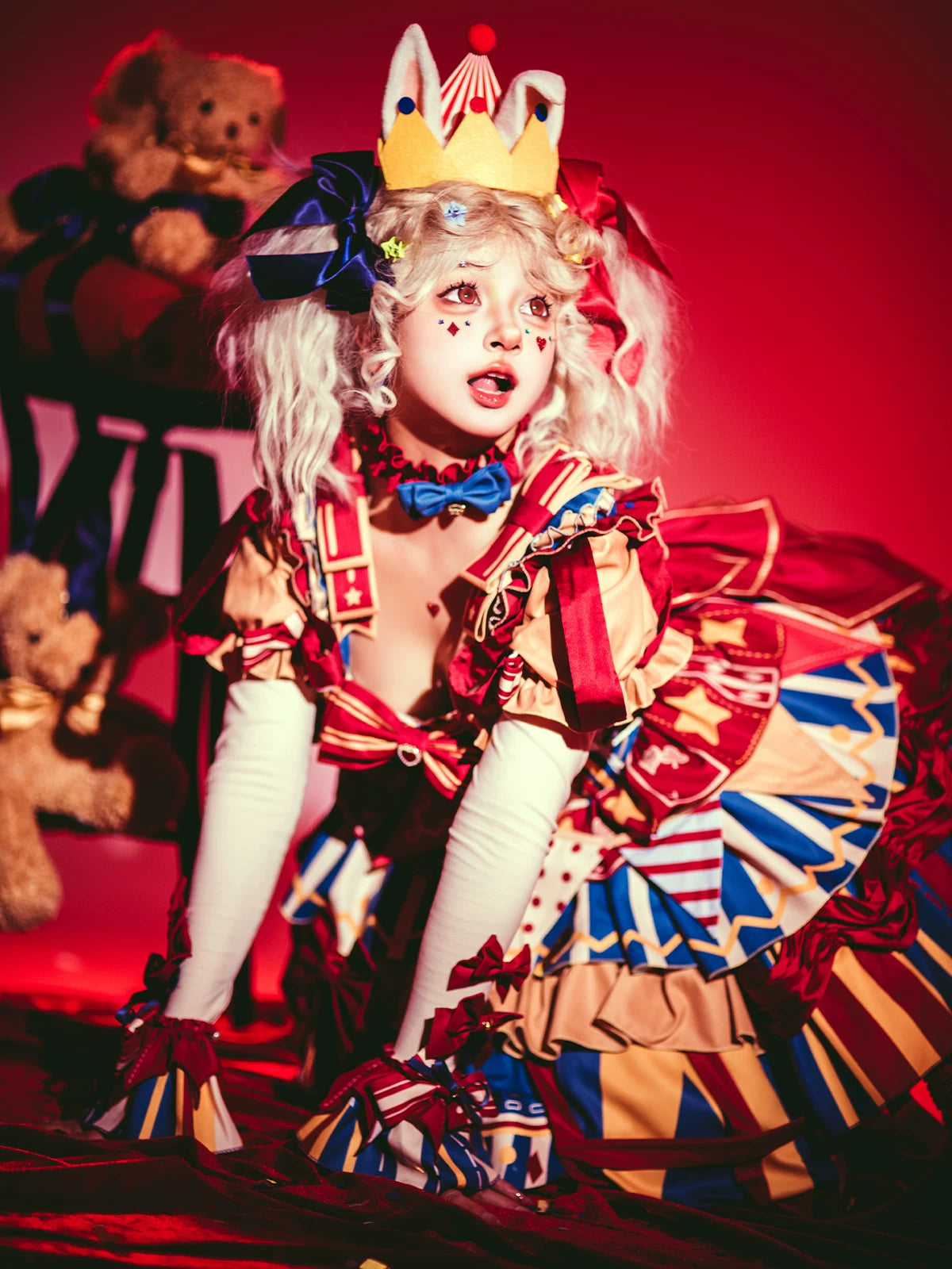 Circus Fairy Tale Opener - Doll-like Lolita Bowknot Hand Sleeve