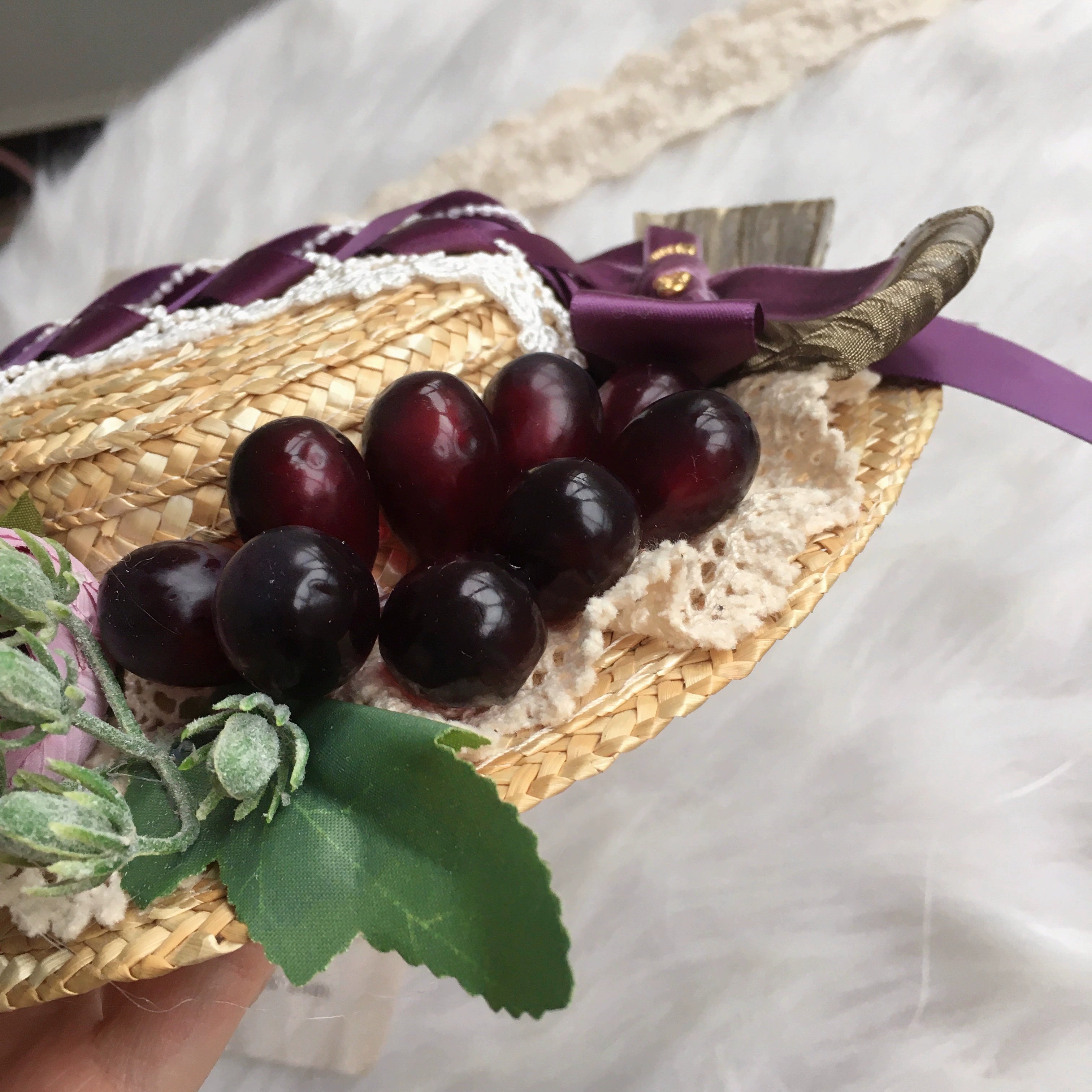 (Buyforme)Chestnut Lolita~Louvre Vineyard Accessory Hairband Retro Lolita KC 28850:323072