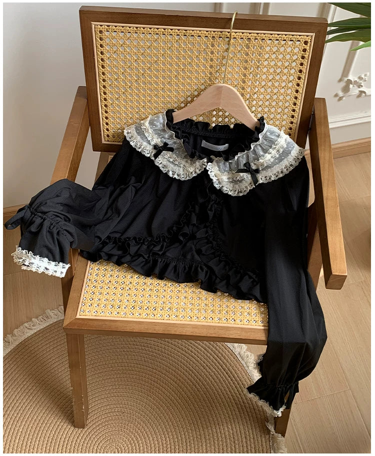 Half Summer - Sweet Lolita Sun Protection Bolero, Lace & Bow