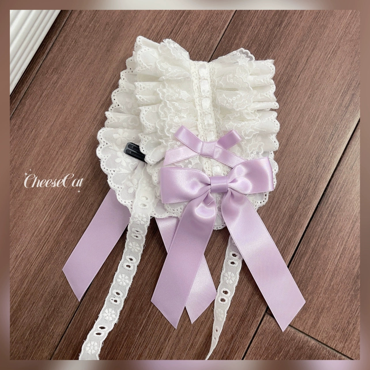 Cheese Cat - Sweet Lolita Headband Ribbon Bow Headbands