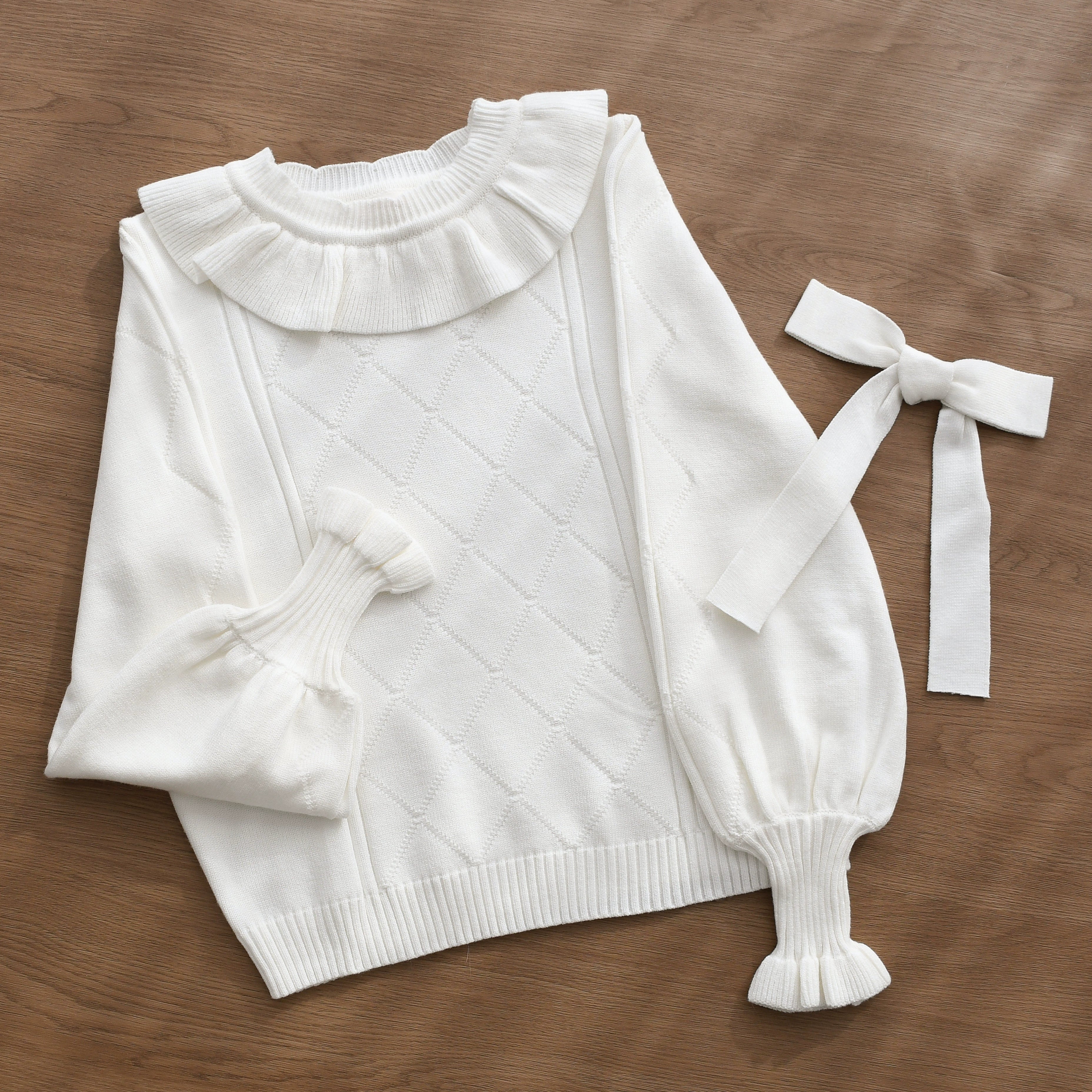 MIST - Mist Cotton - Winter Lolita Sweater Cute Knit Shirt