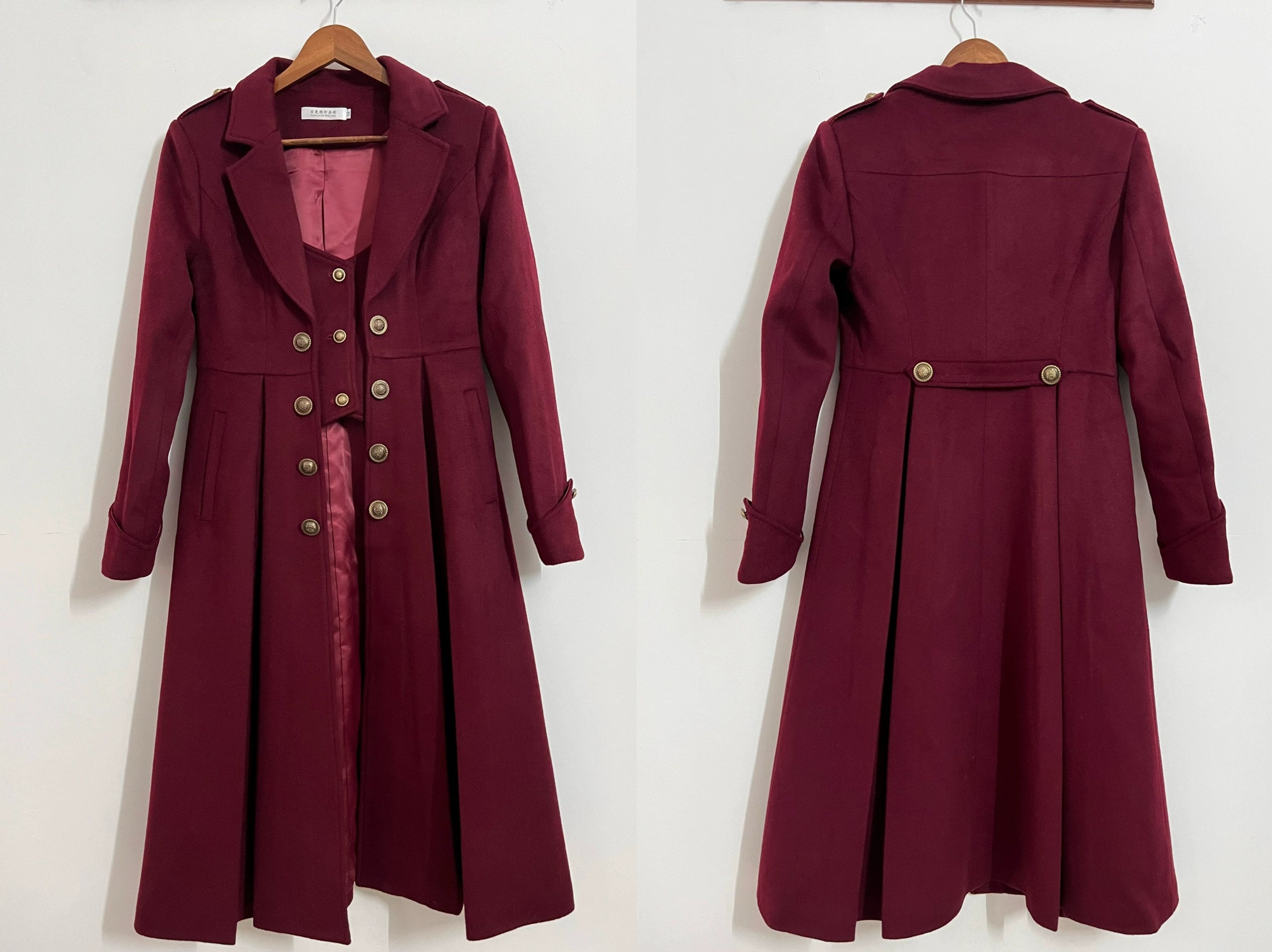 Gazing Galactic - Ouji Lolita Coat Winter Gothic Prince Wool Outwear