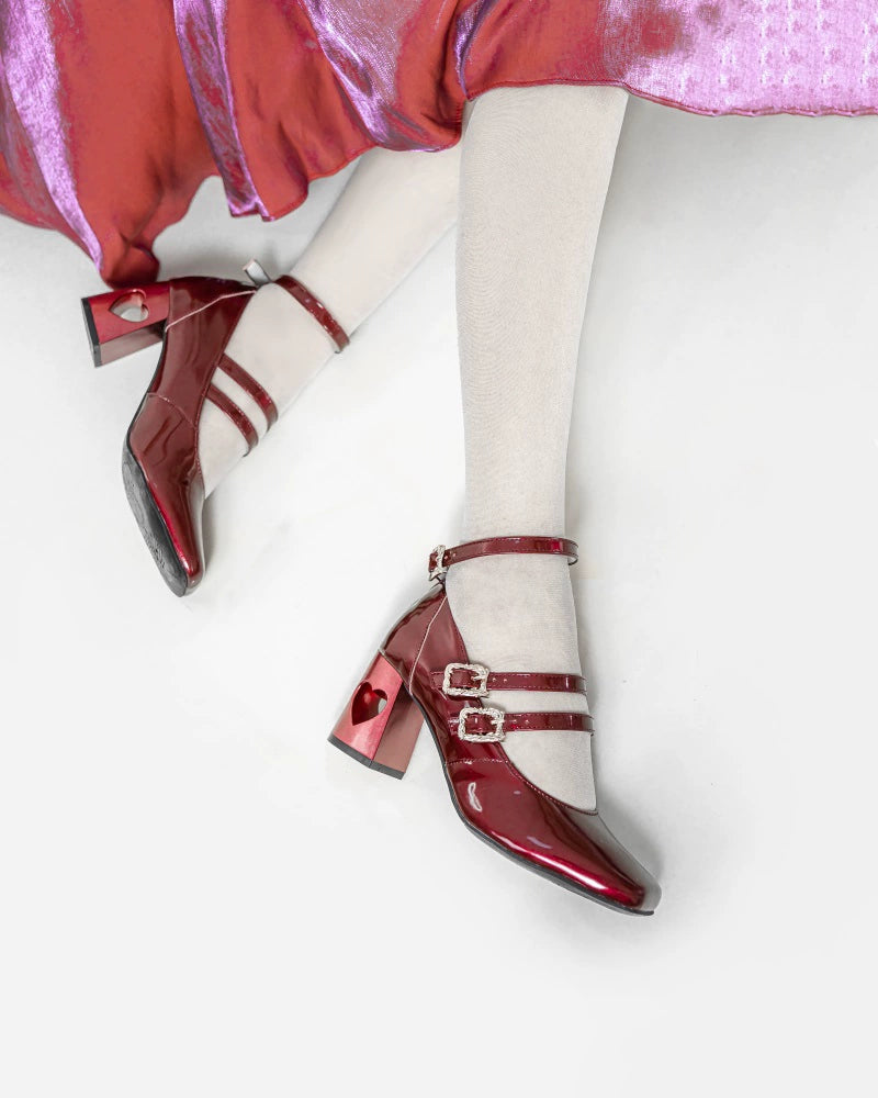 MR.Qiutian - Byron Manor - Elegant Lolita Shoes Thick Mid Heel Shoes