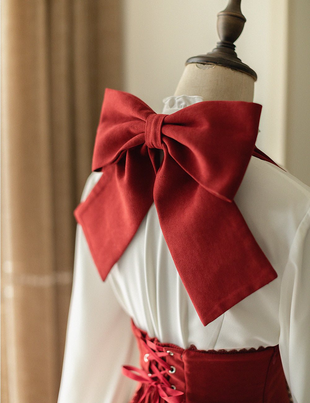 Forest Wardrobe - South of the Forest - Vintage Lolita Halter JSK Dress, French Style Blouse 44379:806080