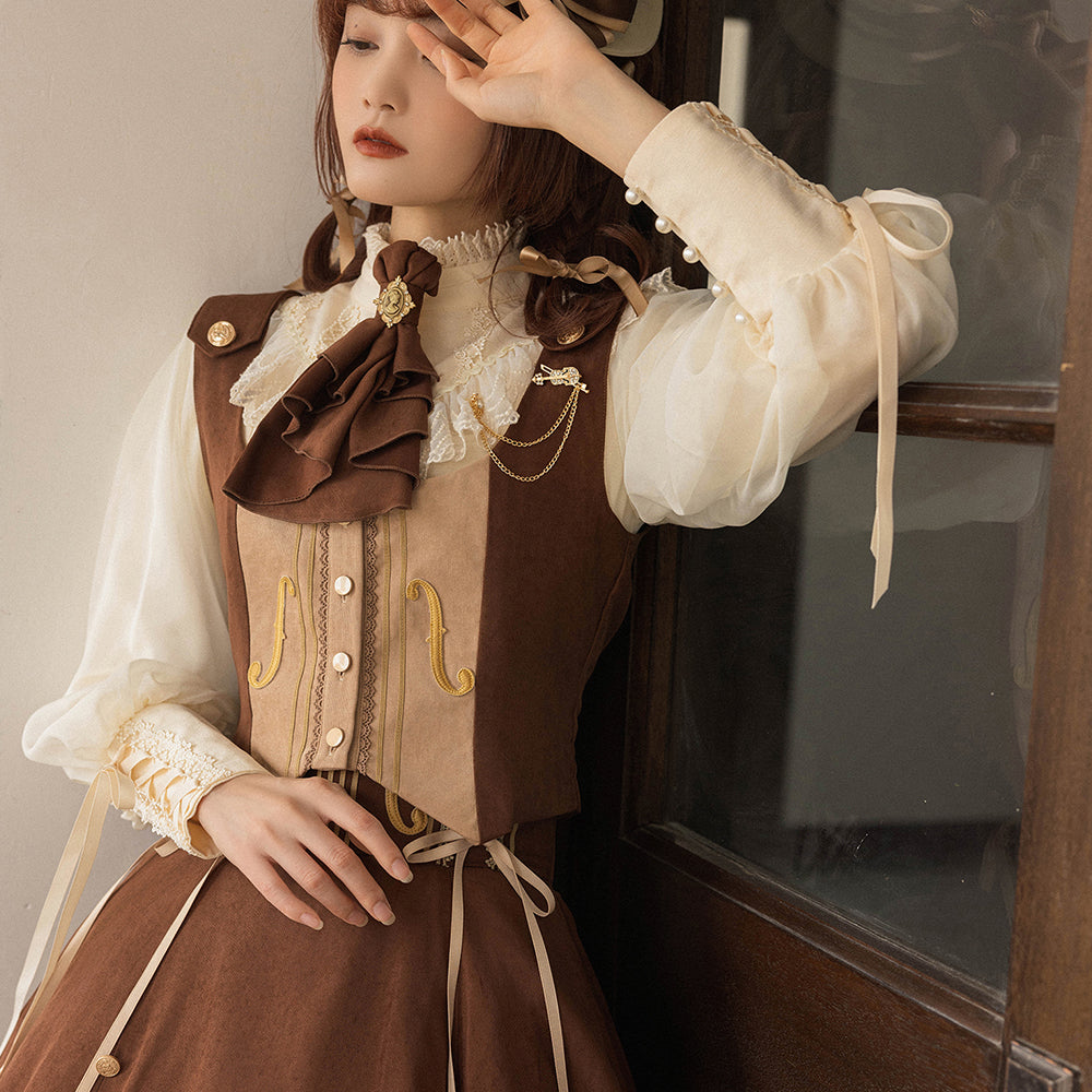 Miss Point~Golden Movement~Elegant Lolita Waistcost Short Vest Customized 32244:381074
