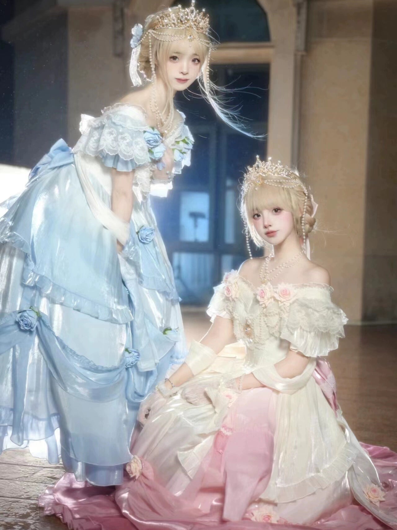 Meowing and fruity - Tana Manor - Classic Lolita OP Dress, Floral Decoration (L M S XL) 38680:596090