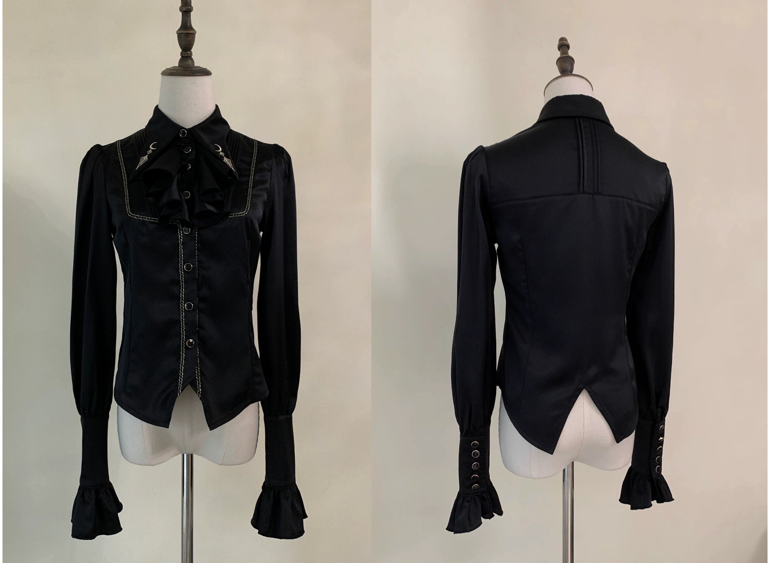 (BFM)SilentMars~Law of the Fallen Moon~Retro Lolita Vest Coat Suit Knight Style Skirt 33474:421176