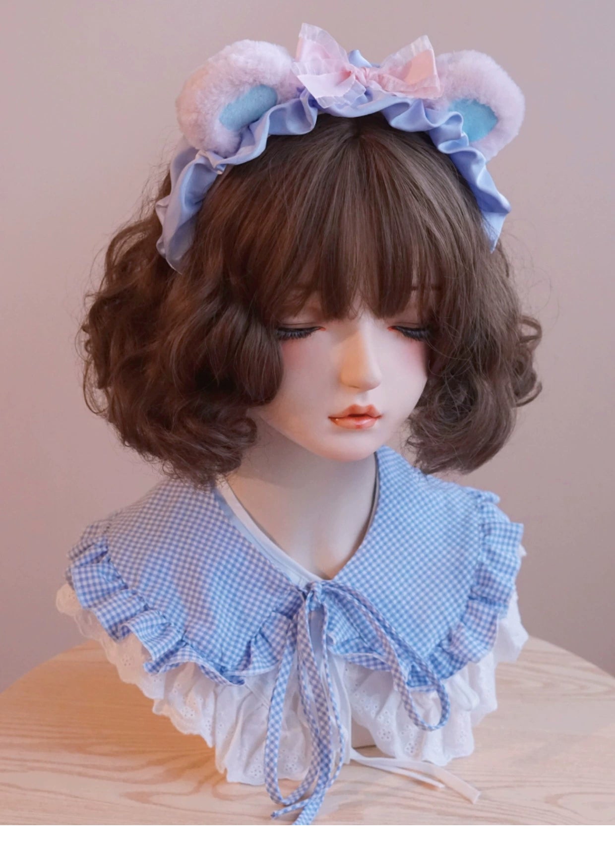 (BFM)Besozealous~Handmade Lolita KC Animal Ear Coffee Hairband 32266:379528