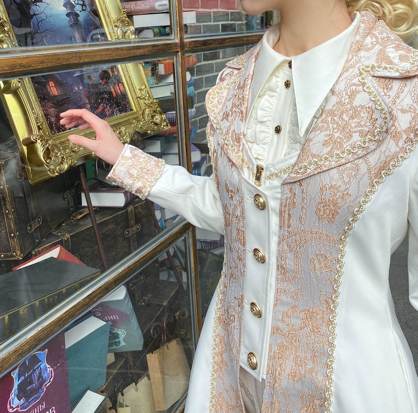 Oath of the Chapter - Ouji Lolita Suit Embroidered Prince Vest Shorts Coat (L M S XL XXL) 40532:661866
