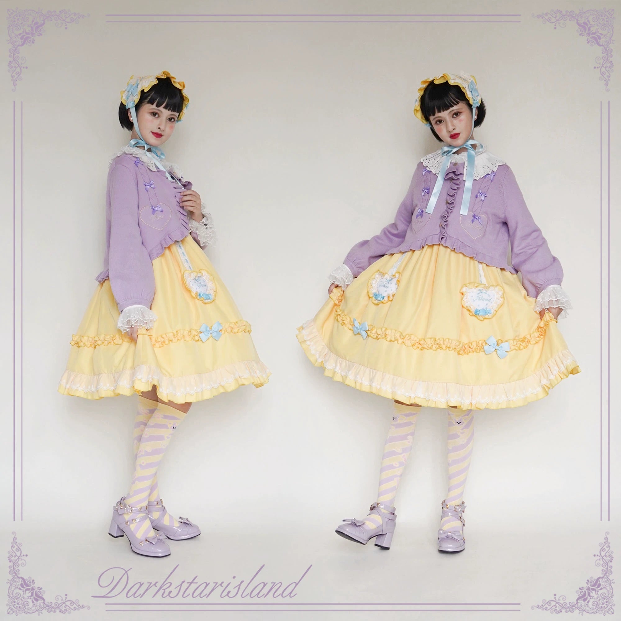 (BFM)Dark Star Island~Sugar Frost~Sweet Lolita Cardigan Knit Embroidered Sweater 34274:449478