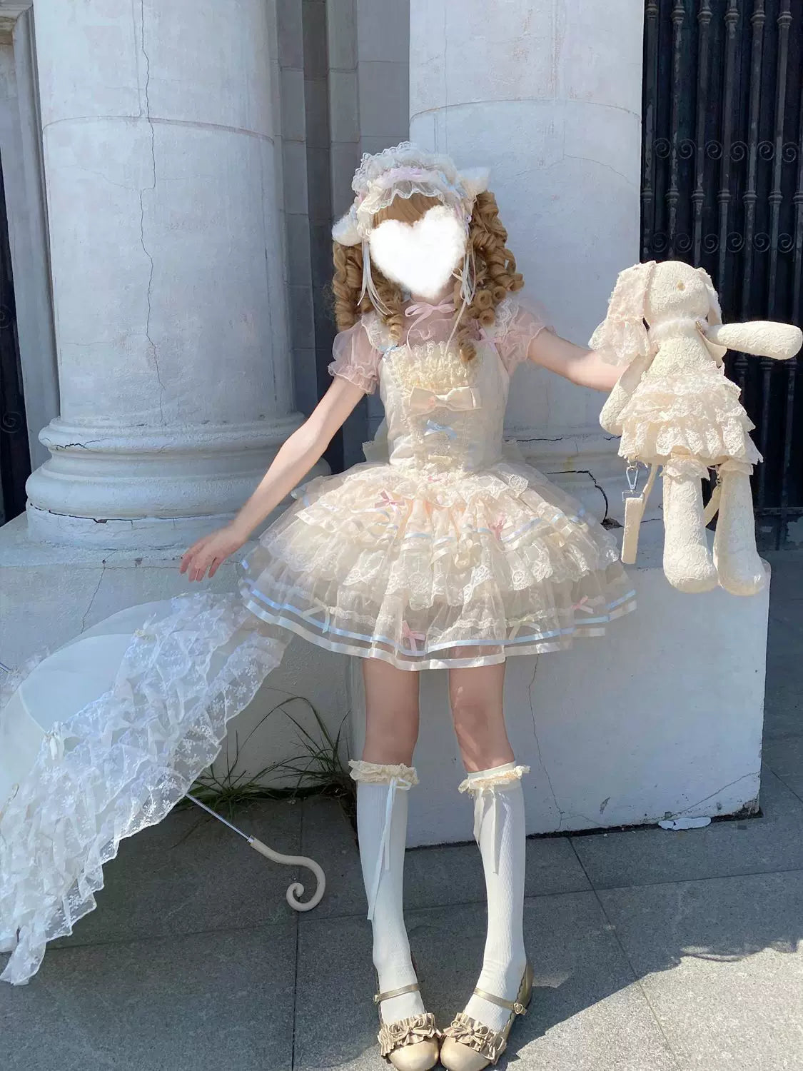 Butterfly Ballet - Sweet Lolita JSK Dress, Layered Tulle Hem