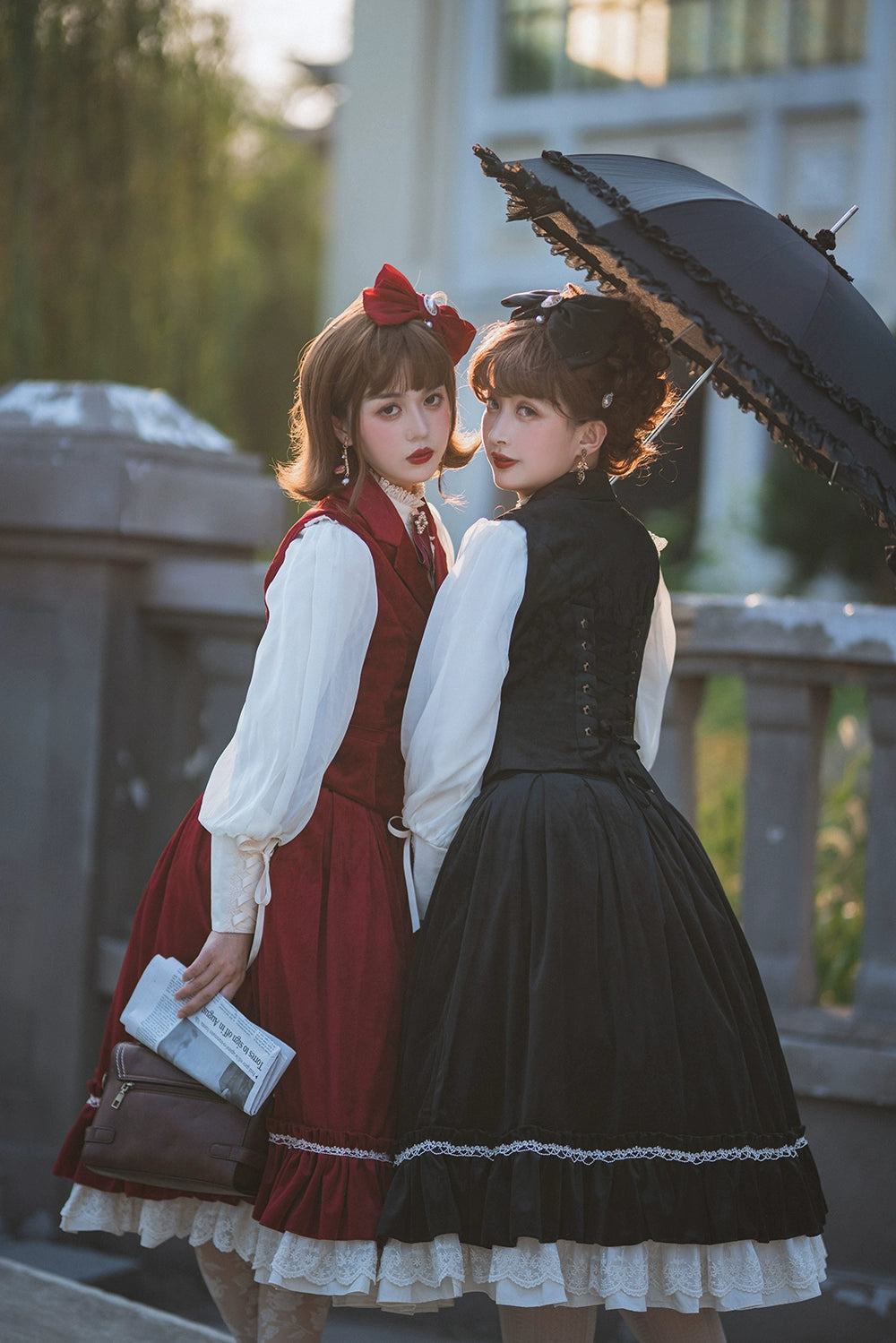 Miss Point - Rose Doll - Elegant Lolita Mutton Sleeve Blouse