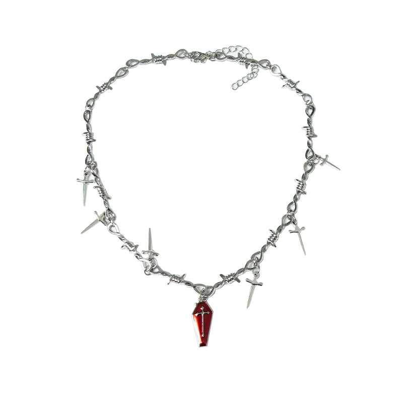 With PUJI - Letter and Poetry · Twilight - Black Gothic Lolita Skirt Set, Witch-Inspired (L M S) 43525:778385