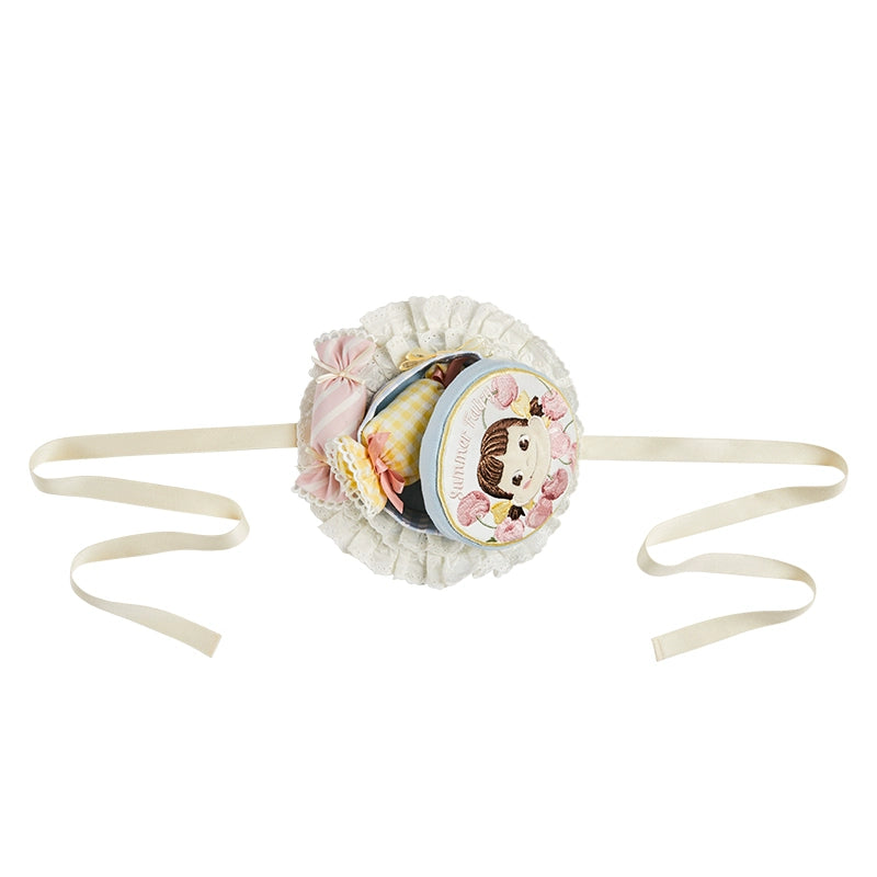 Summer Fairy~IP Collab Kawaii Lolita JSK Shirt Candy Box Hat (L M S XL XS) 38662:598802