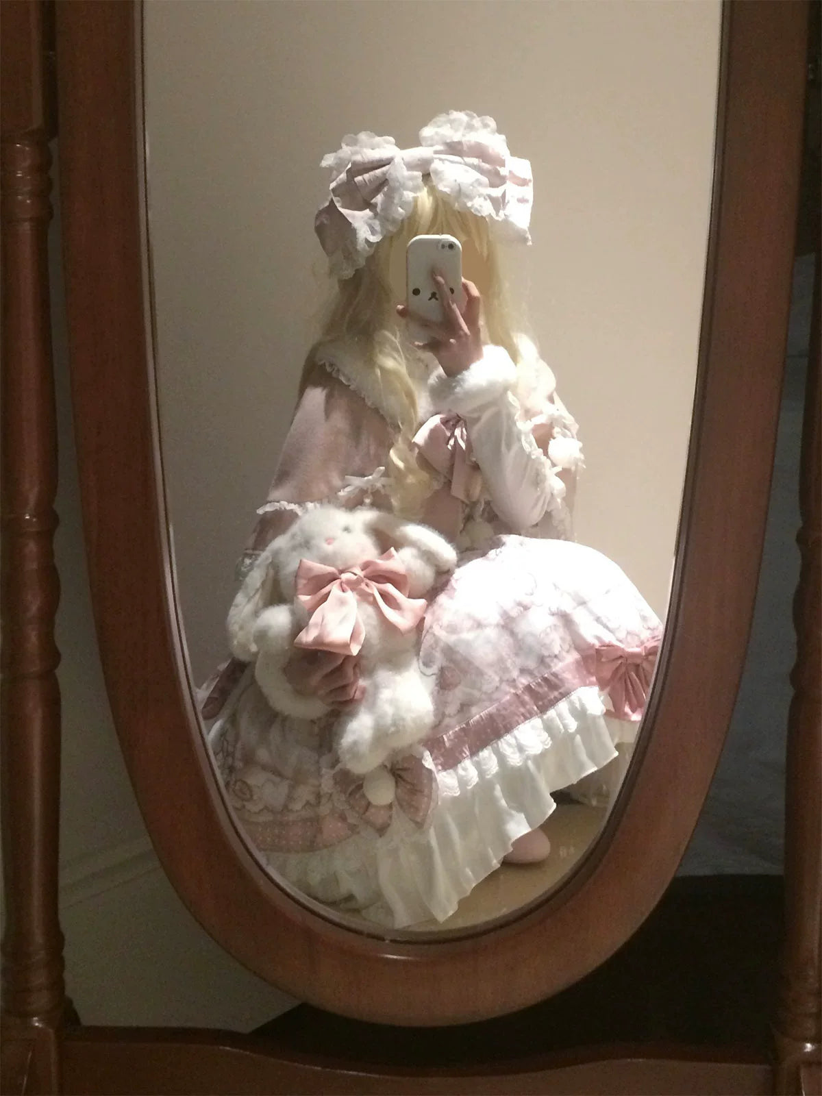 Matutu - Dessert Catlets - Sweet Lolita JSK, Strawberry And Cat Prints 43899:788642