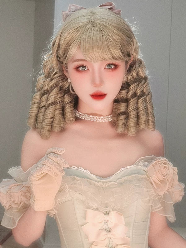 Lolita Roman Roll Wig, Shape-Resistant Fiber 44970:830338