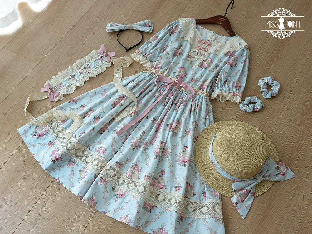 Miss Point~Customized Elegant Lolita OP Dress Cute Daily Girl Short Lolita Dress 35670:519644