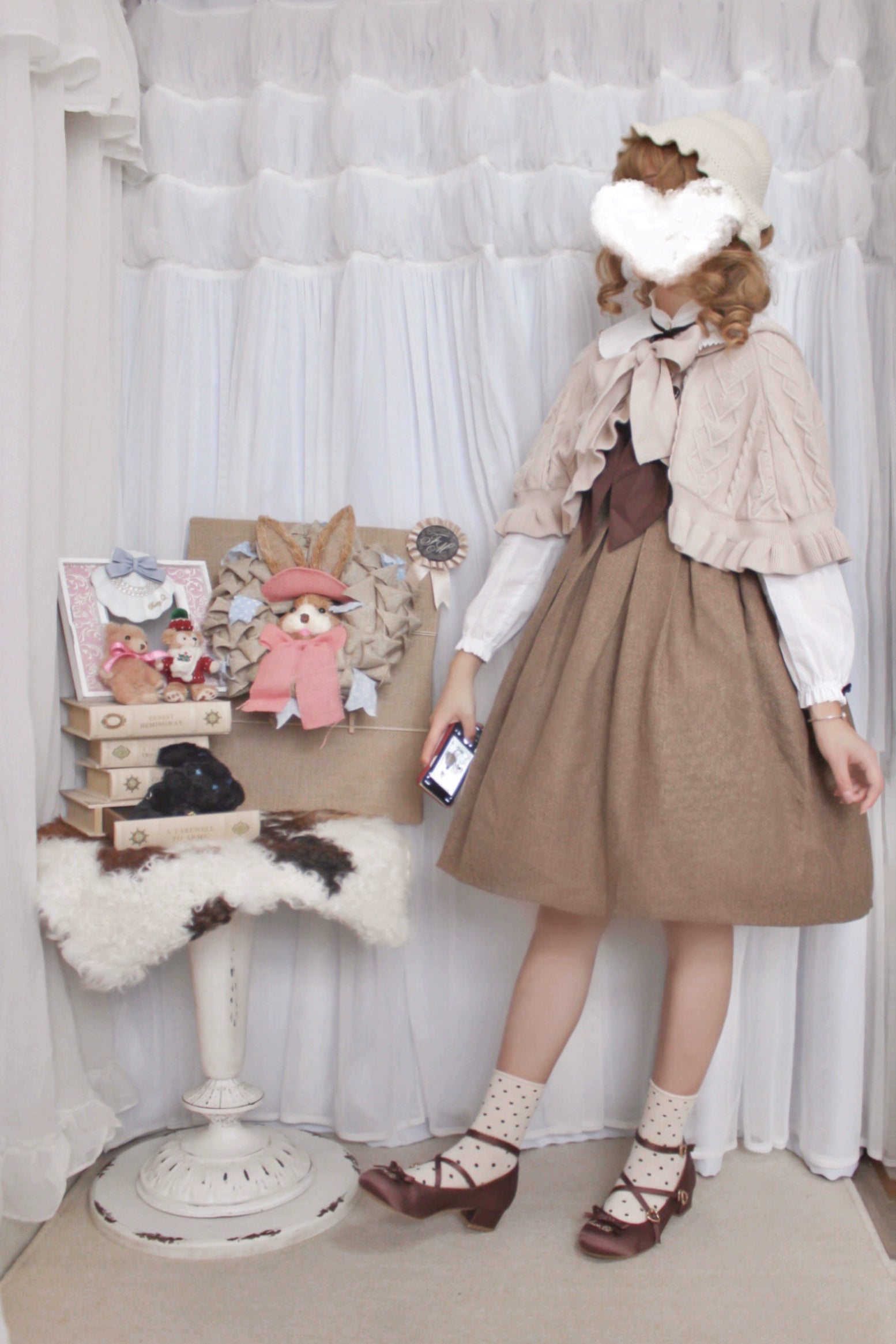Sara Bell~Little Red Riding Hood~Sweet Lolita Thick Chirstmas Cloak 22398:318972