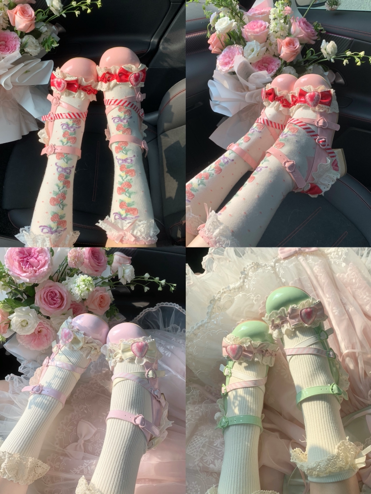 Strawberry Limited - Sweet Lolita Mary Jane Shoes, Strawberry Print 45984:870689