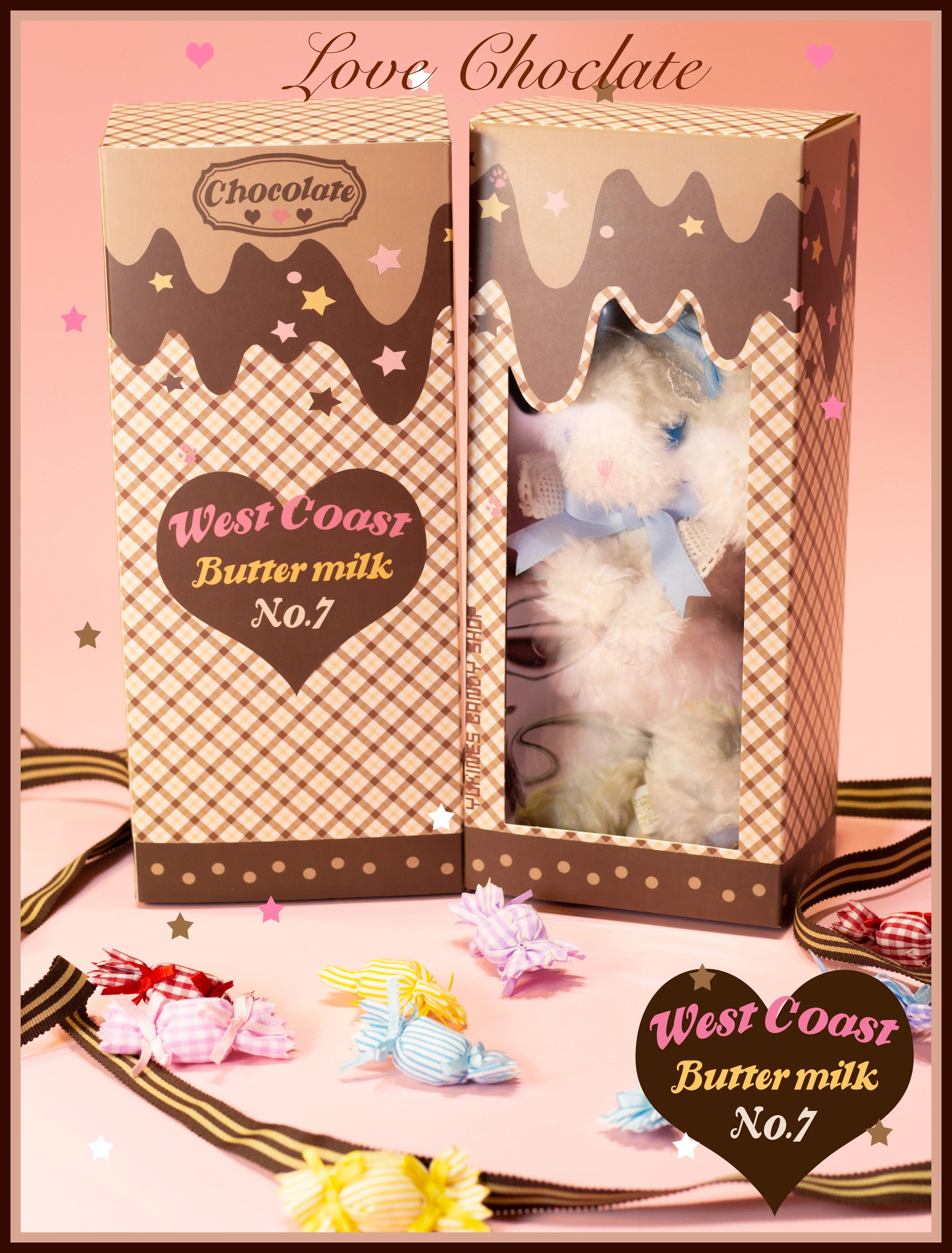 Yukines Box~Kawaii Lolita Chocolate Color Cotton Socks 22190:323700
