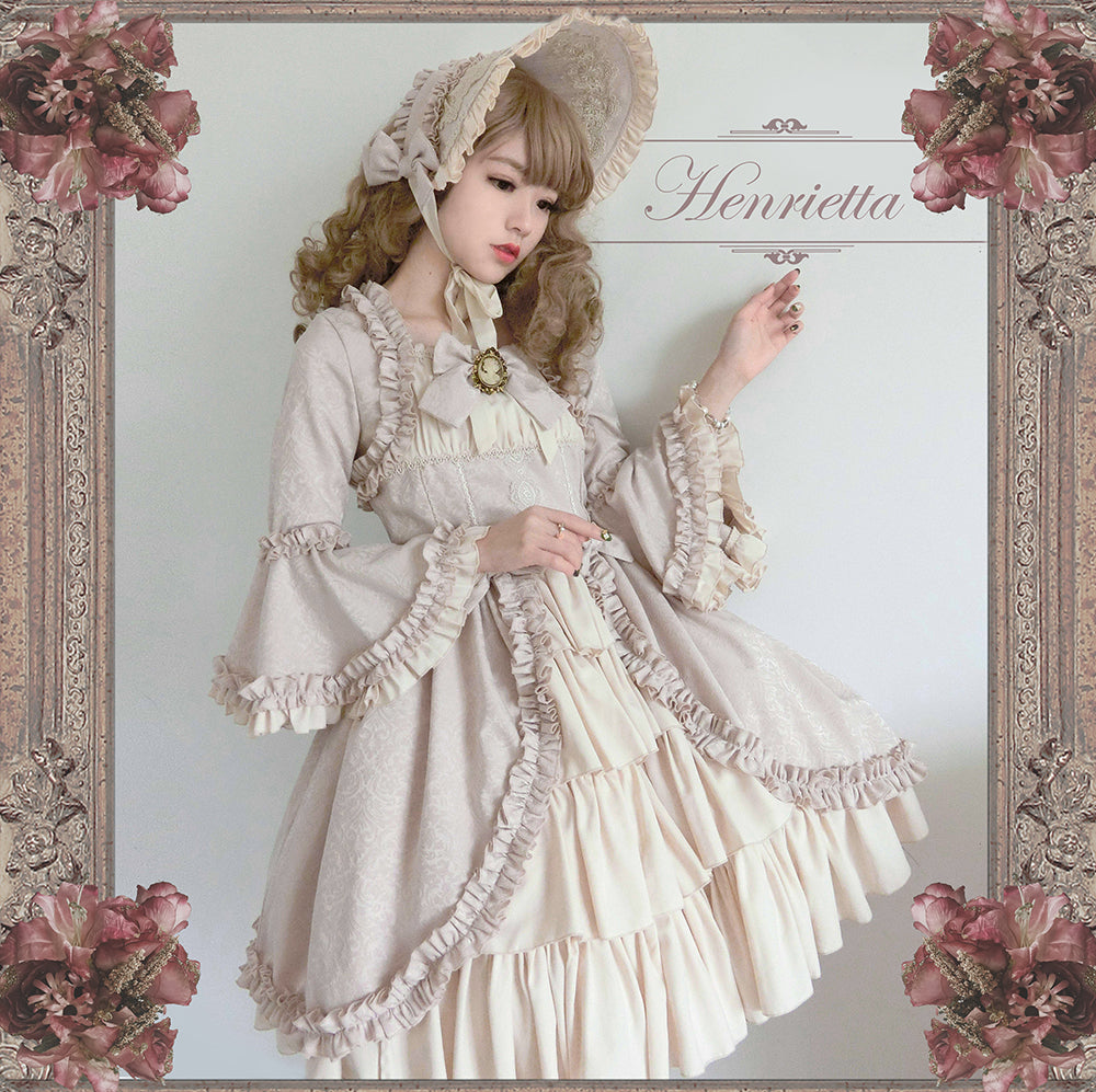 Henrietta - Victoria Doll - Vintage Lolita Dress Multicolor