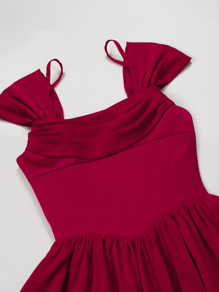 For Beloved - Classic Lolita Satin JSK Dress Set, Fishbone Waist 45039:835188