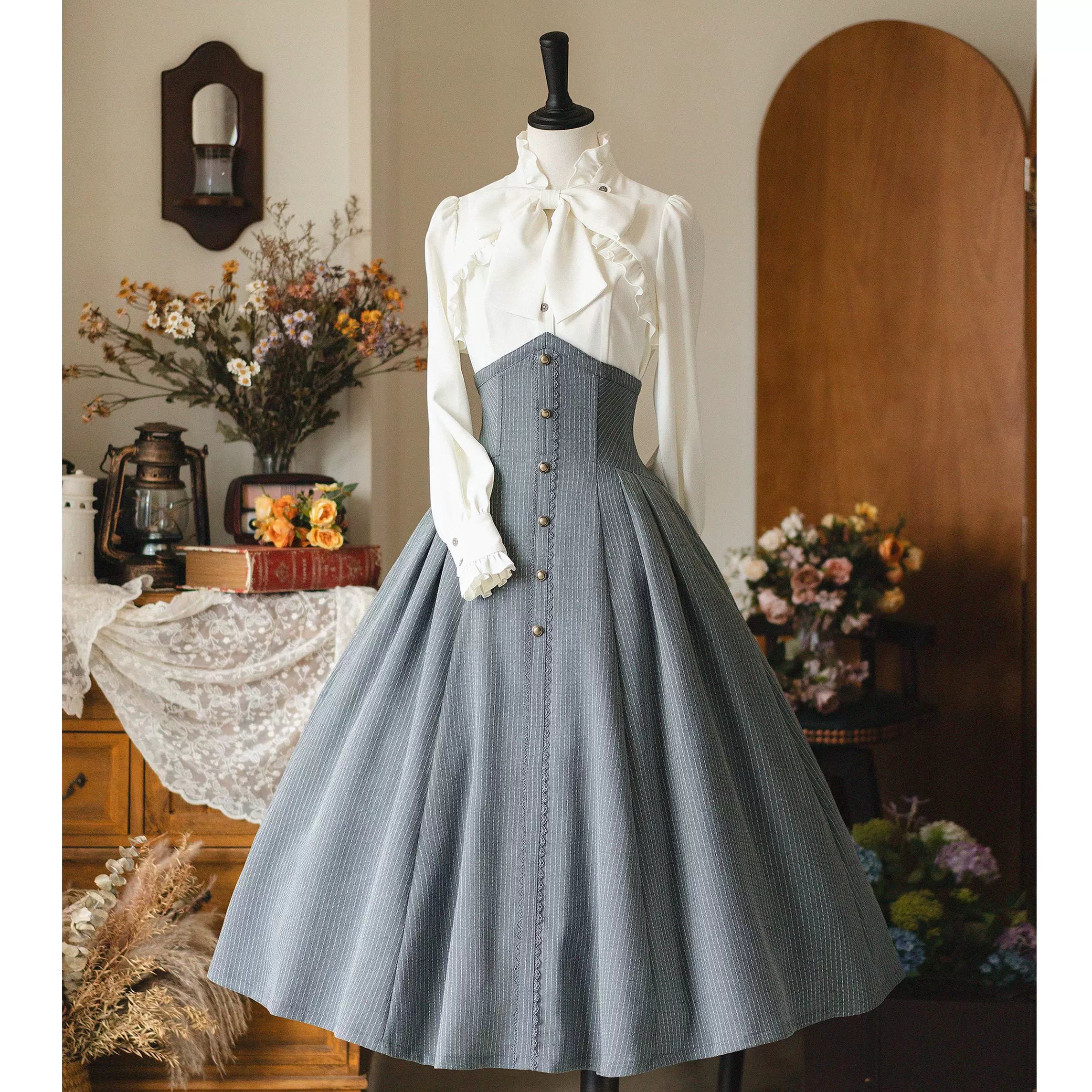 Forest Wardrobe - Forest Stationery - Classic Lolita SK Suit With Shirt And Coat 42087:725918