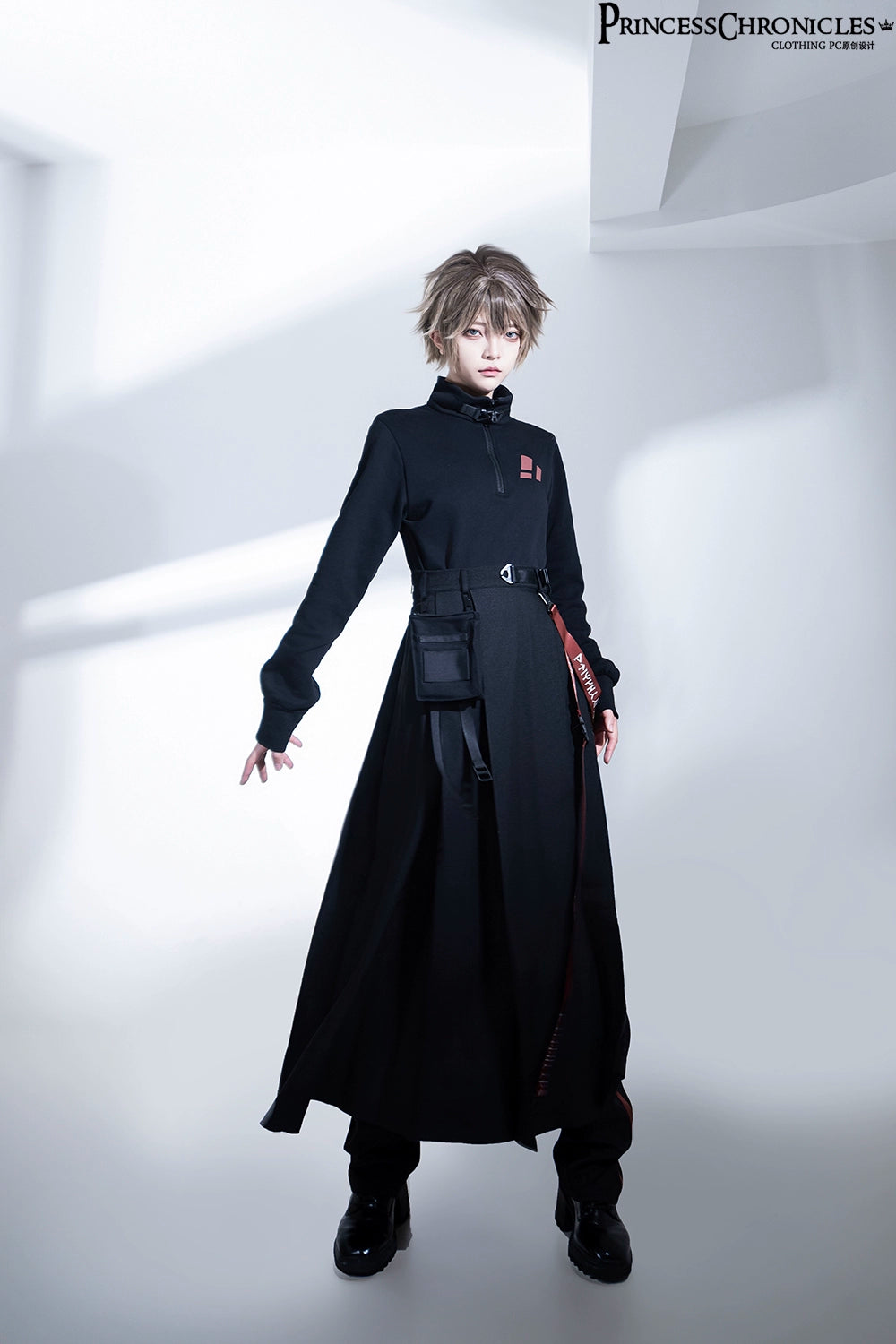 Princess Chronicles - Nameless Blade - Waste Soil Ouji Lolita Black Skirt
