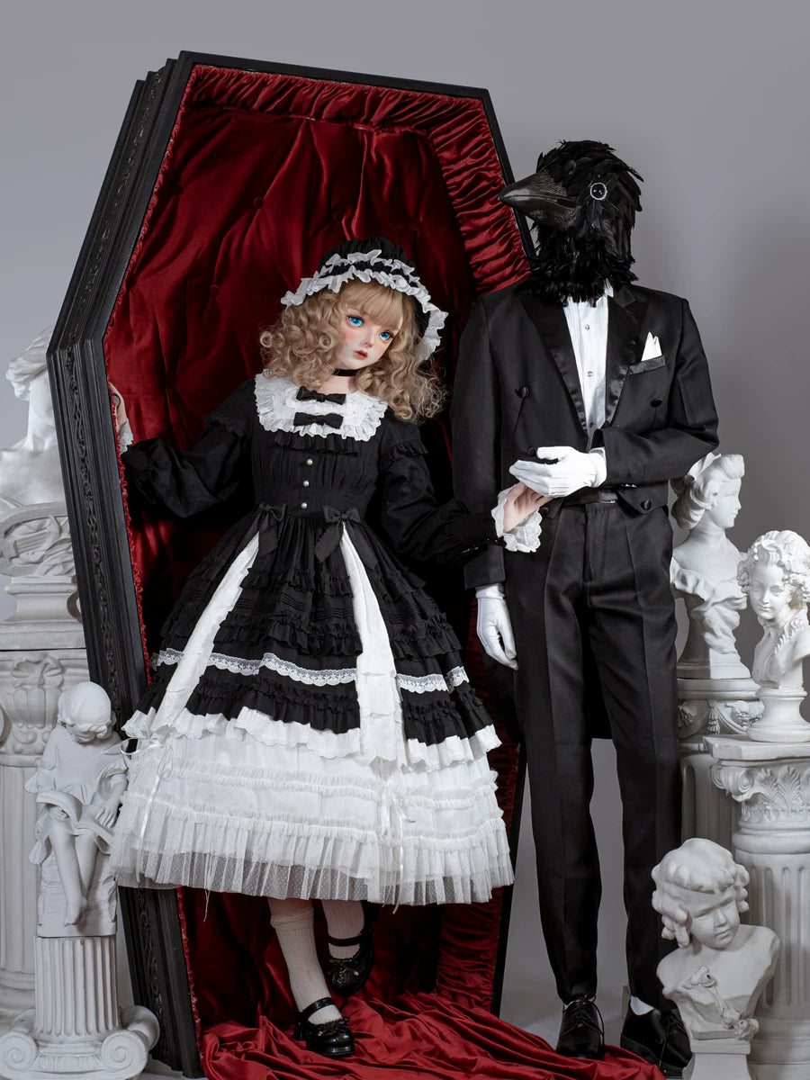 Lolita Adjustable Length Underskirt with Tulle Layers