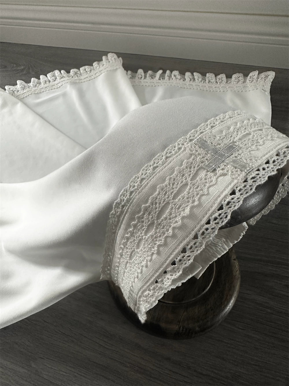 LeMiroir - Moonlit Prayer - Nun Lolita Crown, Elastic Headscarf