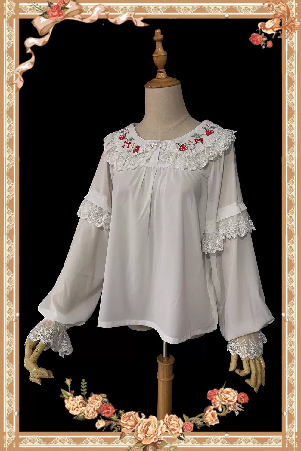 Chandelier - Old School Lolita Dress, Polka Dot, Chandelier Print (M) / L M S XL) 44388:806691