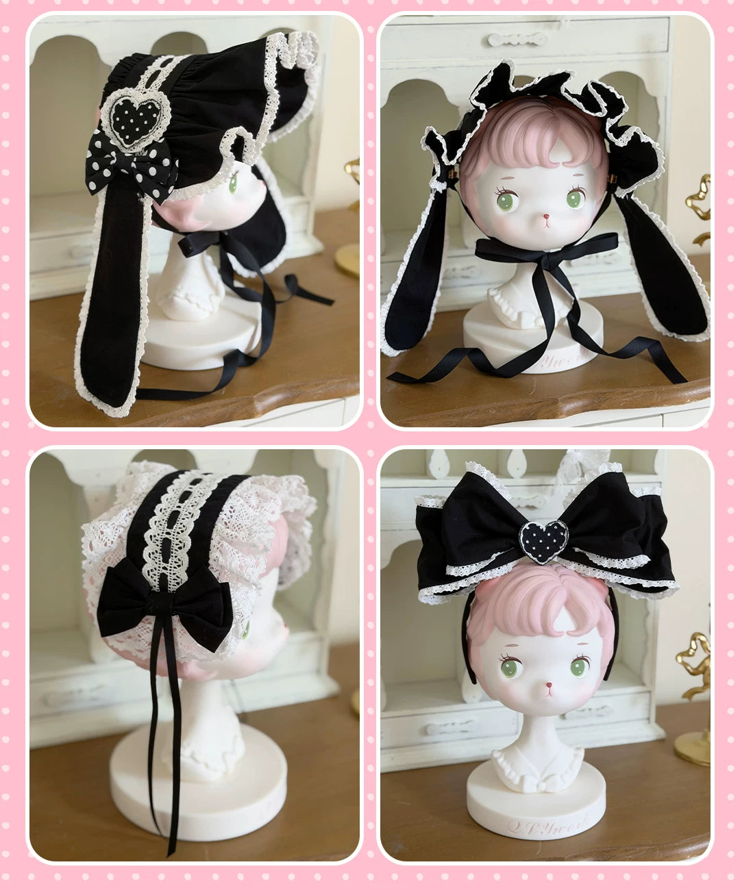 Cotton Sweet Lolita Polka Dot JSK & Salopette Dress 45589:853392