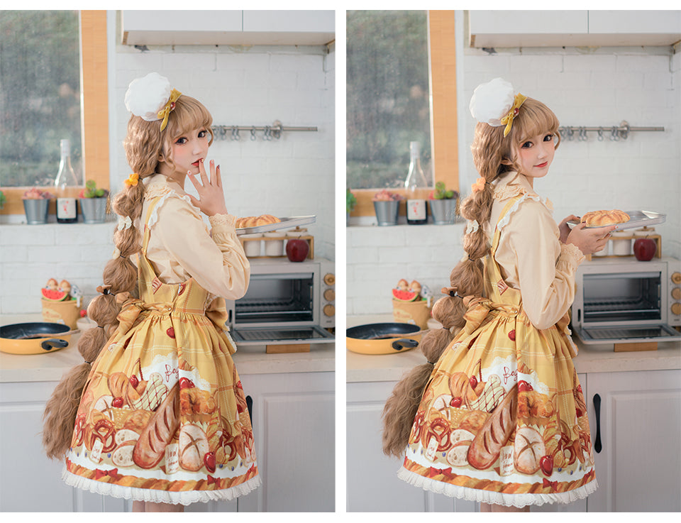 Chemical Romance - Bread New Out of the Oven - Elegant Lolita Salopette Dress