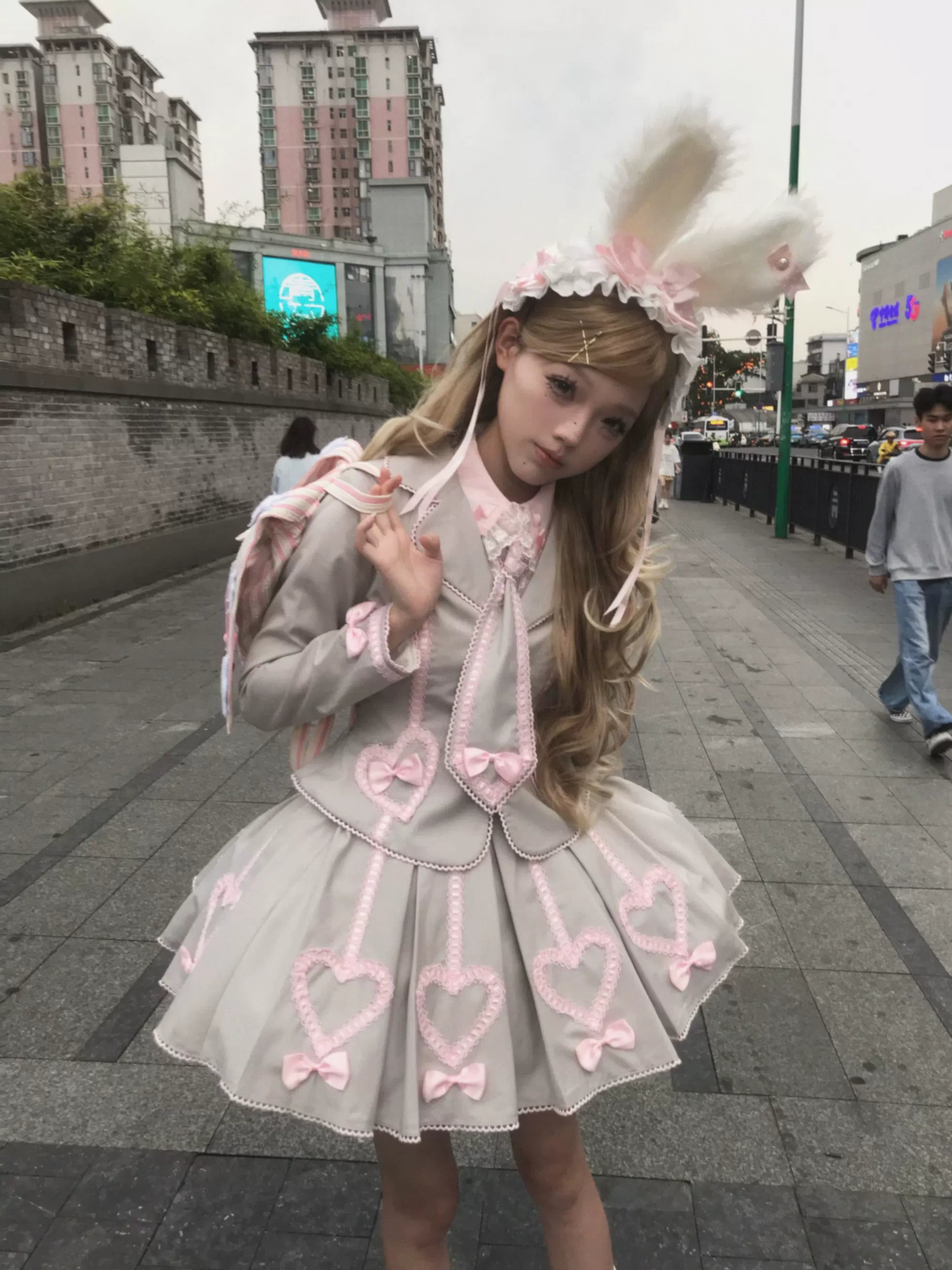 Promise After Class - Old School Lolita Fitted Blazer & Pleated Skirt Set 45492:849777