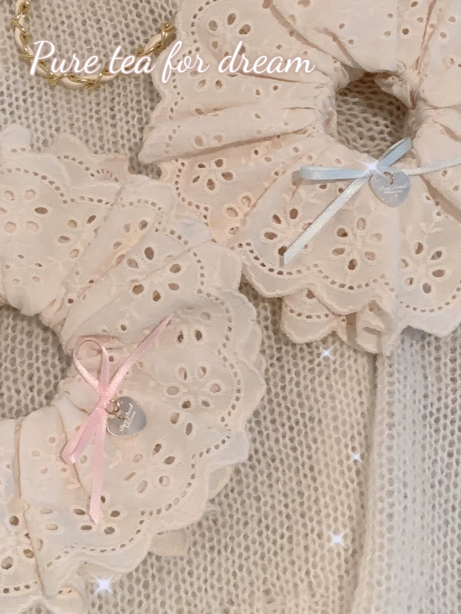 Pure Tea For Dream~Marshmallow Melody~Sweet Lolita Headdress Bow Hair Rope
