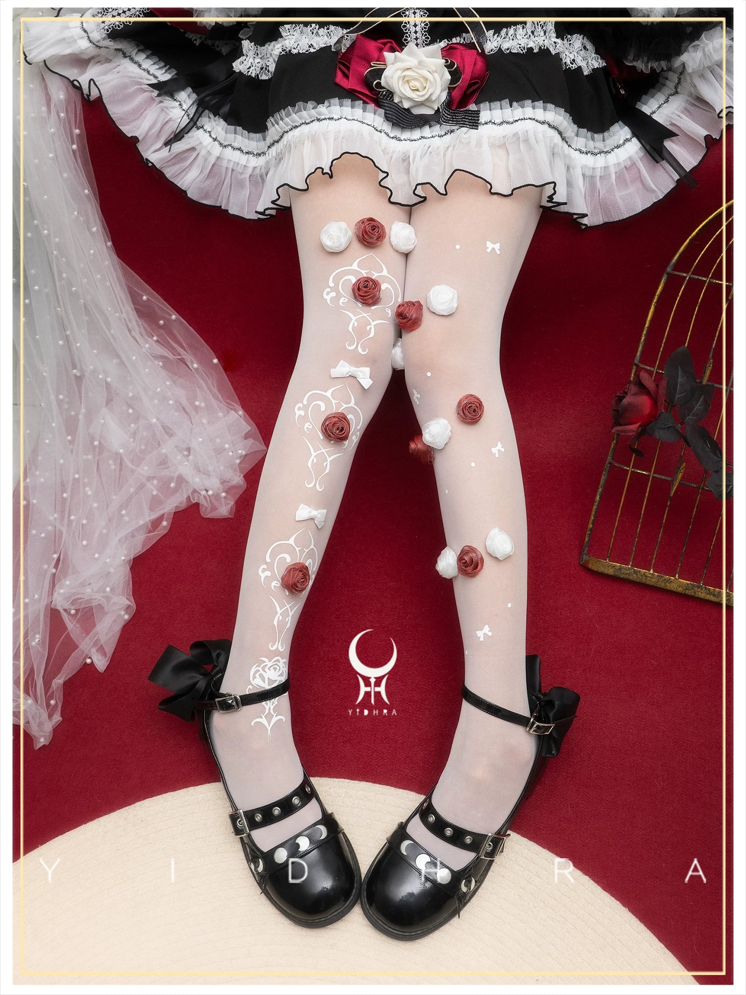 Arrogant Witch - Gorgeous Summer Wedding Pantyhose, Roses and Bows