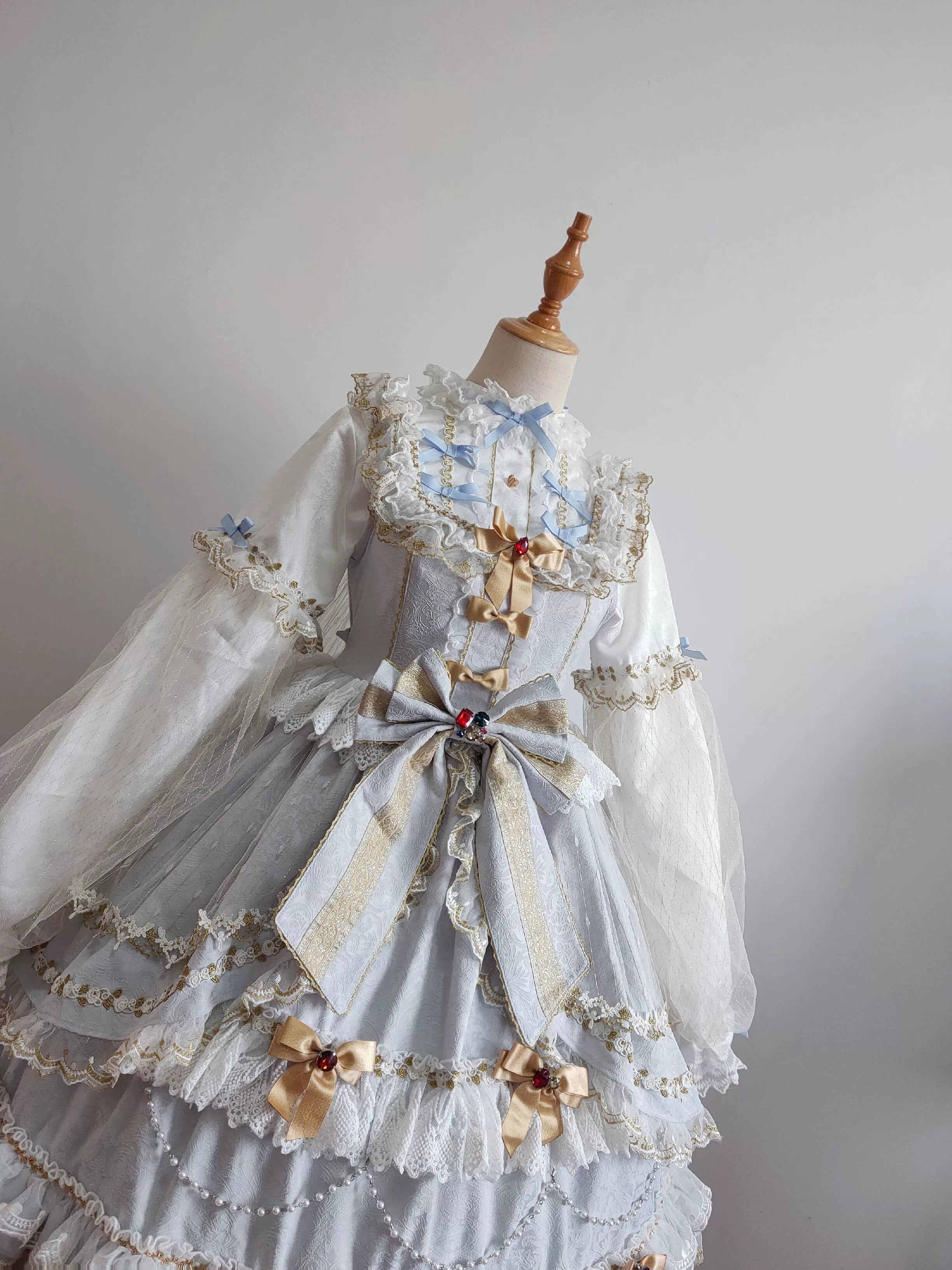 Puppet Night~Elegant Lolita Flounce Hemline Princess Dress Multicolors 19178:677990