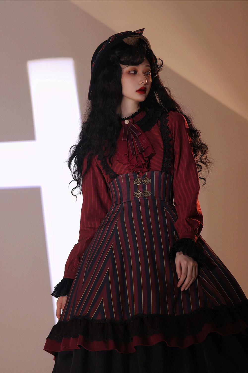 (Buyforme)Miss Point~Custom-Made Lolita Elegant Stand Collar Lolita Shirt 21546:312786